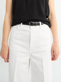 TOTEME - Wide Leg Denim in White