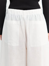 TOTEME - Wide Summer Trousers in White