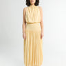 TOTEME - Soft Gathered Dress in Champagne