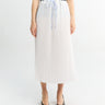 TOTEME - Belted Pleated Skirt in White