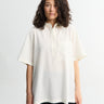 TOTEME - Fluid Polo Shirt in Ecru