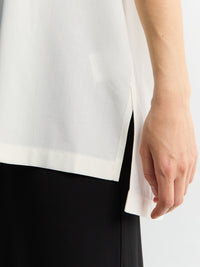 TOTEME - Fluid Polo Shirt in Ecru