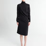 TOTEME - Twist Dress in Black