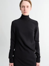 TOTEME - Twist Dress in Black