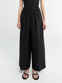 TOTEME - Wide Summer Trousers in Black