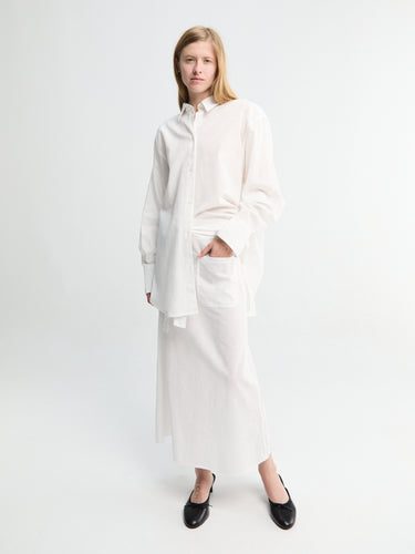 TOTEME - Oversized Summer Shirt in White