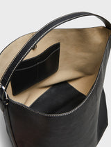 TOTEME - Belted Tote Bag in Black grain