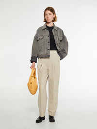 TOTEME - Classic Rib T-Shirt in Black