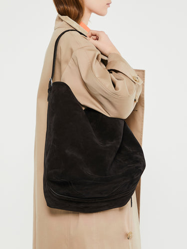 TOTEME - Belted Tote Bag in Espresso