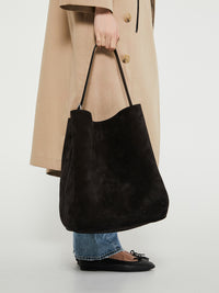 TOTEME - Belted Tote Bag in Espresso