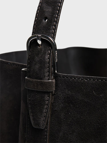 TOTEME - Belted Tote Bag in Espresso