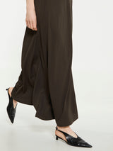 TOTEME - Fluid Jersey Dress in Pepper