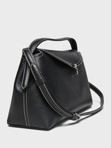 TOTEME - T-Lock Top Handle Bag in Black