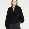 TOTEME - Shawl-Lapel Cardigan in Black