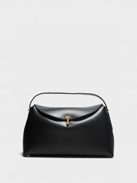 TOTEME - T-Lock Top Handle Bag in Black