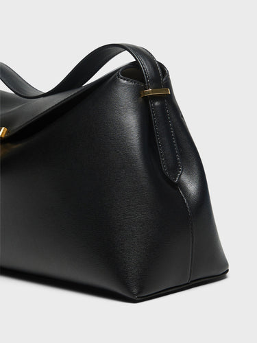 TOTEME - T-Lock Top Handle Bag in Black