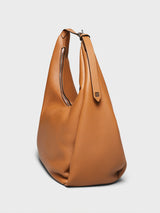 TOTEME - Belt Hobo Bag in Tan Grain