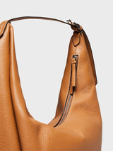 TOTEME - Belt Hobo Bag in Tan Grain