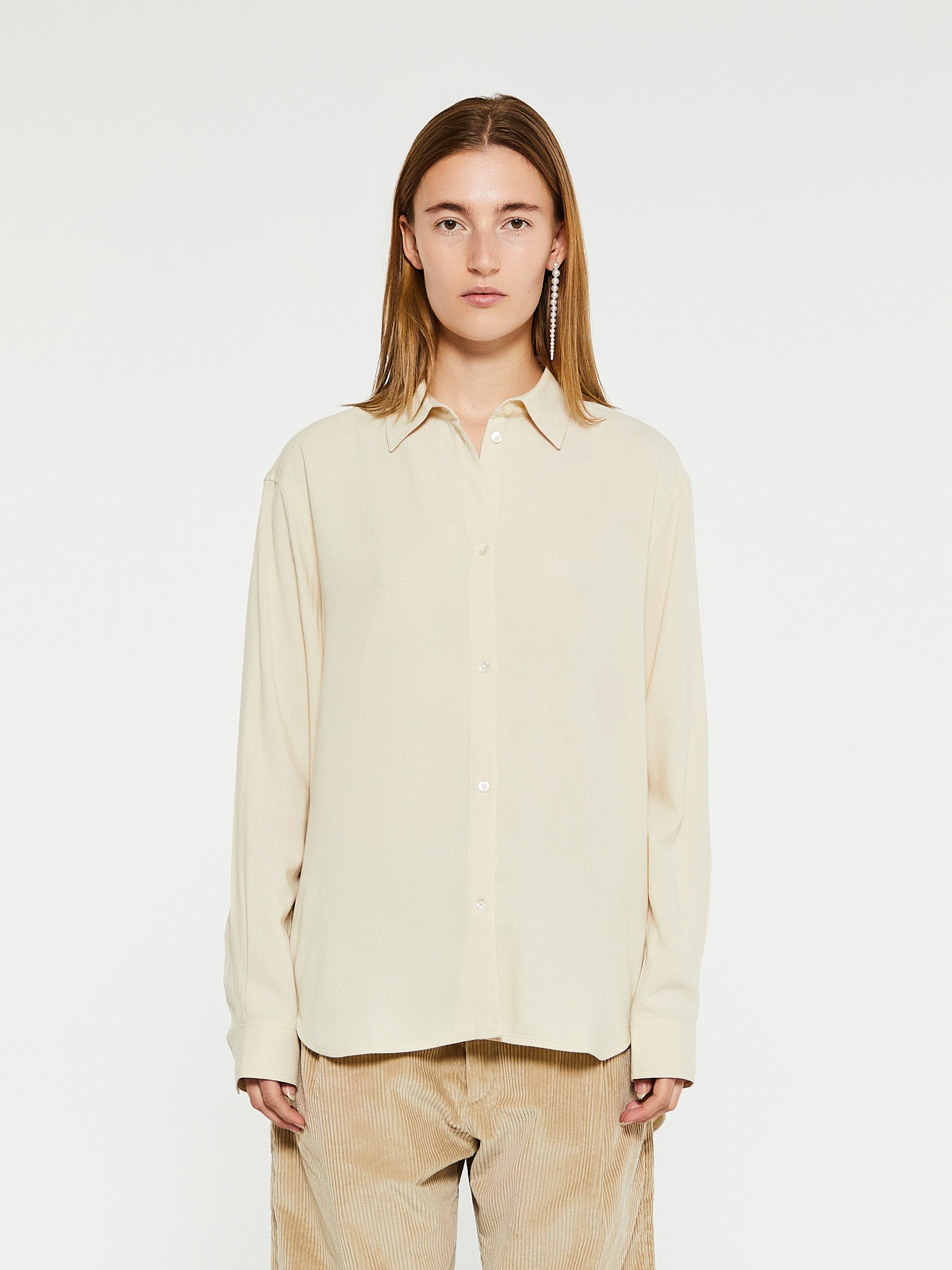 TOTEME - Relaxed Shirt in Stone