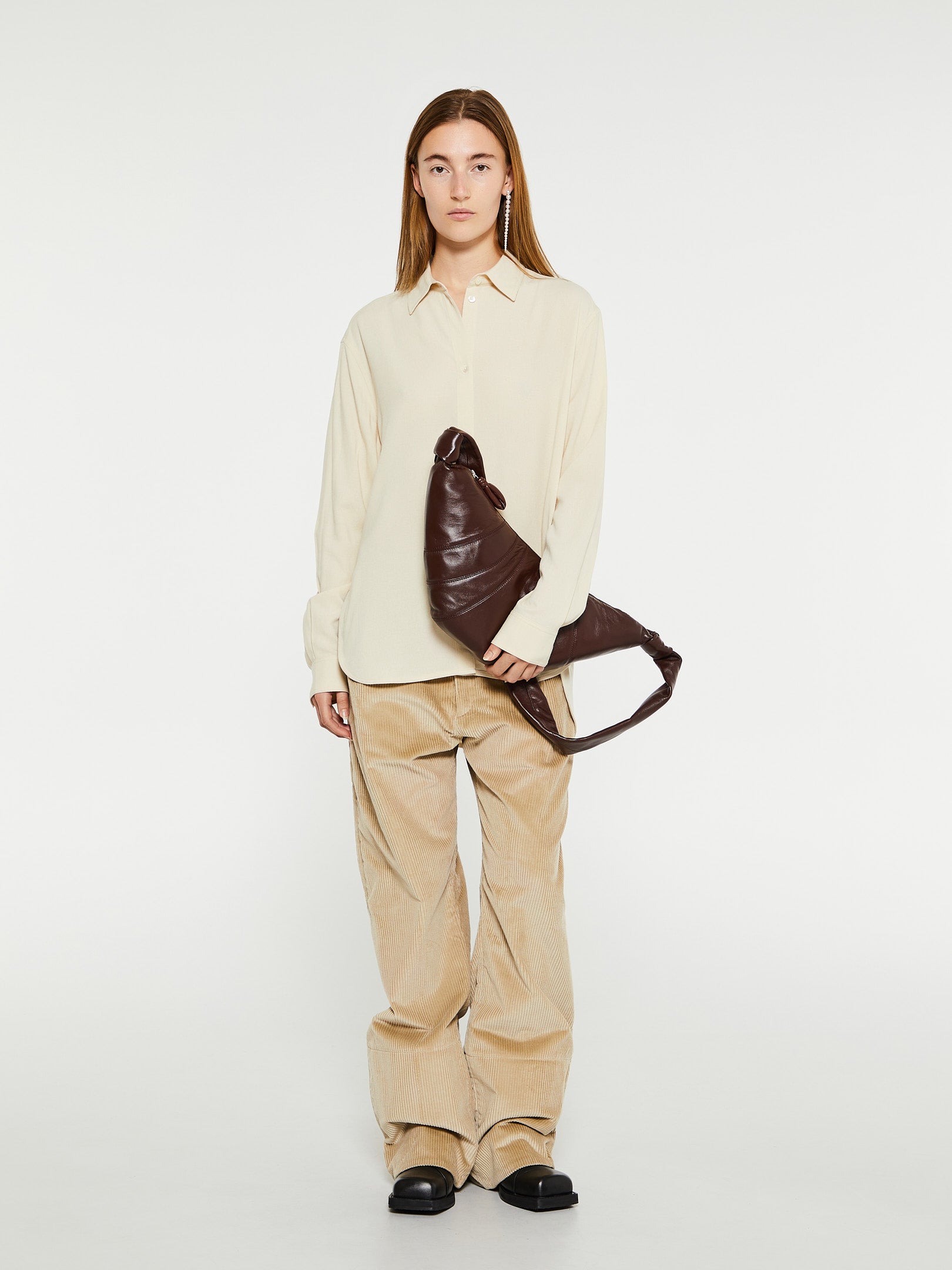 Relaxed Shirt in Stone