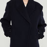 TOTEME - Cropped Peacoat in Navy