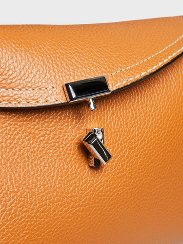 TOTEME - T-Lock Clutch in Tan
