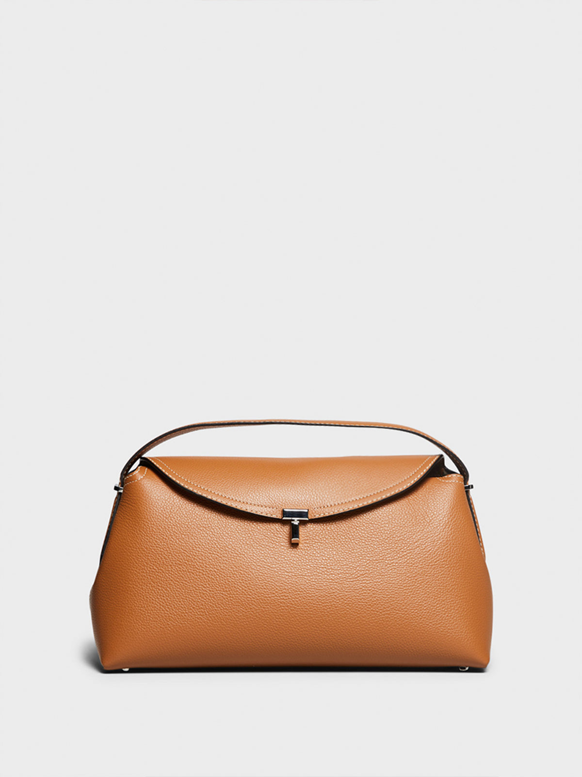 TOTEME - T-Lock Top Handle Bag in Tan