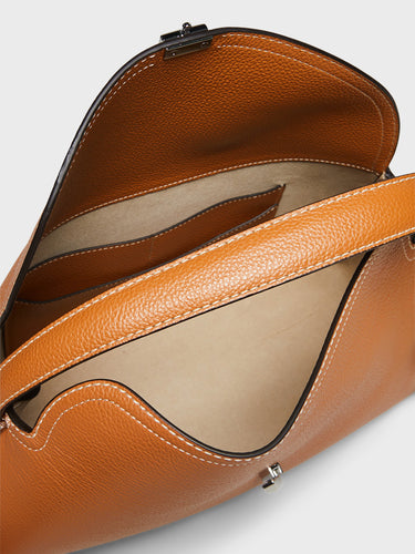 TOTEME - T-Lock Top Handle Bag in Tan