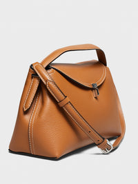 TOTEME - T-Lock Top Handle Bag in Tan
