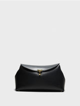 TOTEME - T-Lock Clutch in Black