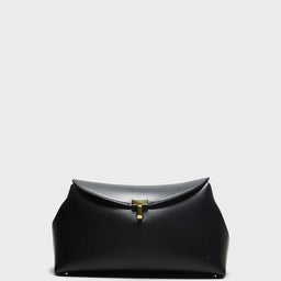 TOTEME - T-Lock Clutch in Black