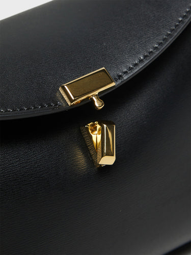 TOTEME - T-Lock Clutch in Black