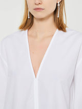 TOTEME - V-Neck Shirt in White