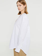 TOTEME - V-Neck Shirt in White