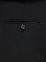 TOTEME - Double-Pleated Tailored Trousers in Black