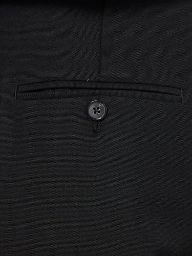 TOTEME - Double-Pleated Tailored Trousers in Black