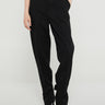 TOTEME - Buckled Slouch Trousers in Black