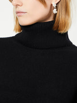 TOTEME - Double-Knit Turtleneck in Black