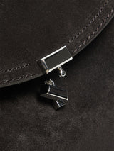 TOTEME - T-Lock Suede Top Handle Bag in Espresso