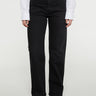 TOTEME - Twisted Seam Denim Full Length in Faded Black