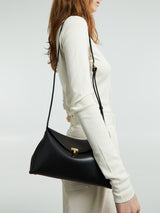 TOTEME - T-Lock Clutch in Black