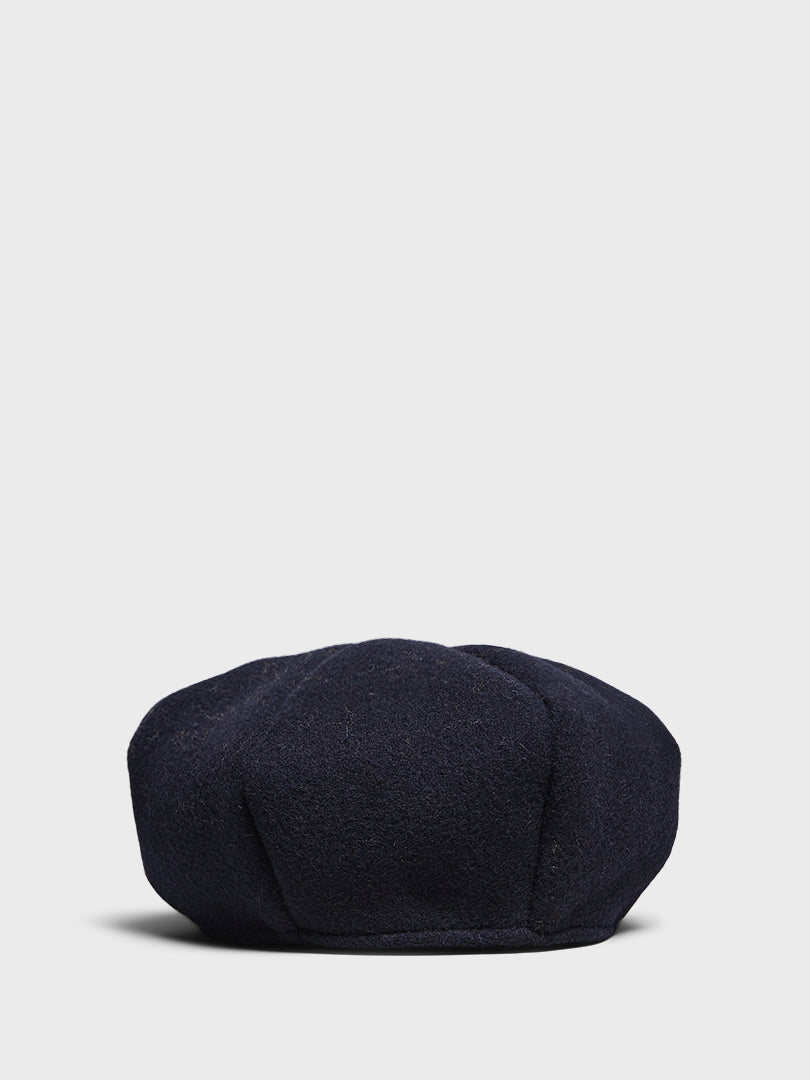 TOTEME - Soft Felted Beret in Navy