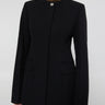 TOTEME - Collarless Cinched Jacket in Black