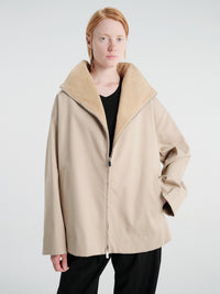 TOTEME - Zipped Country Jacket in Fawn