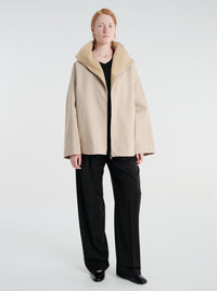TOTEME - Zipped Country Jacket in Fawn