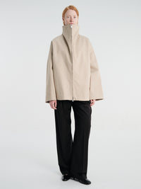 TOTEME - Zipped Country Jacket in Fawn