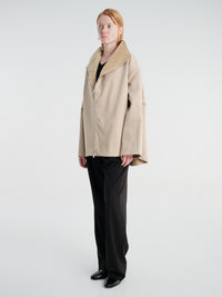 TOTEME - Zipped Country Jacket in Fawn