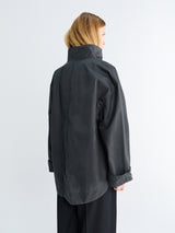 Toteme - Zipped Country Jacket in Washed Black
