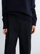 Toteme - Pleat Trousers in Black