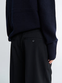 TOTEME - Pleat Trousers in Black